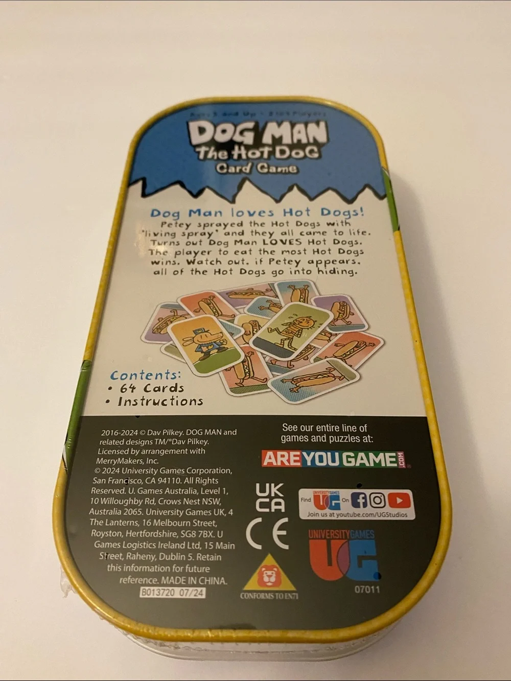 Dog Man The Hot Dog Card Game